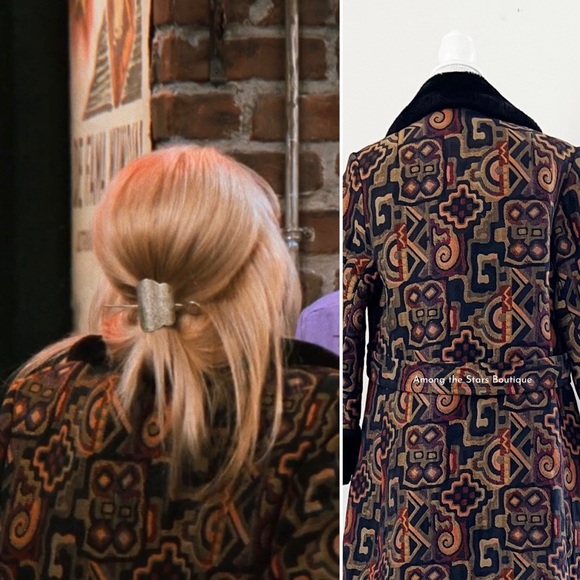 Exceptionally Rare 70s Vintage Tapestry Coat ASO Phoebe Buffay in Friends - Picture 6 of 14